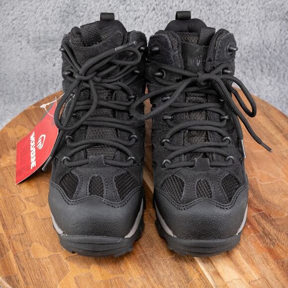 NEW Wolverine W881017 Wilderness Mid Hiker Steel Toe CT WP Black Boots Womens 6 - Picture 2 of 7